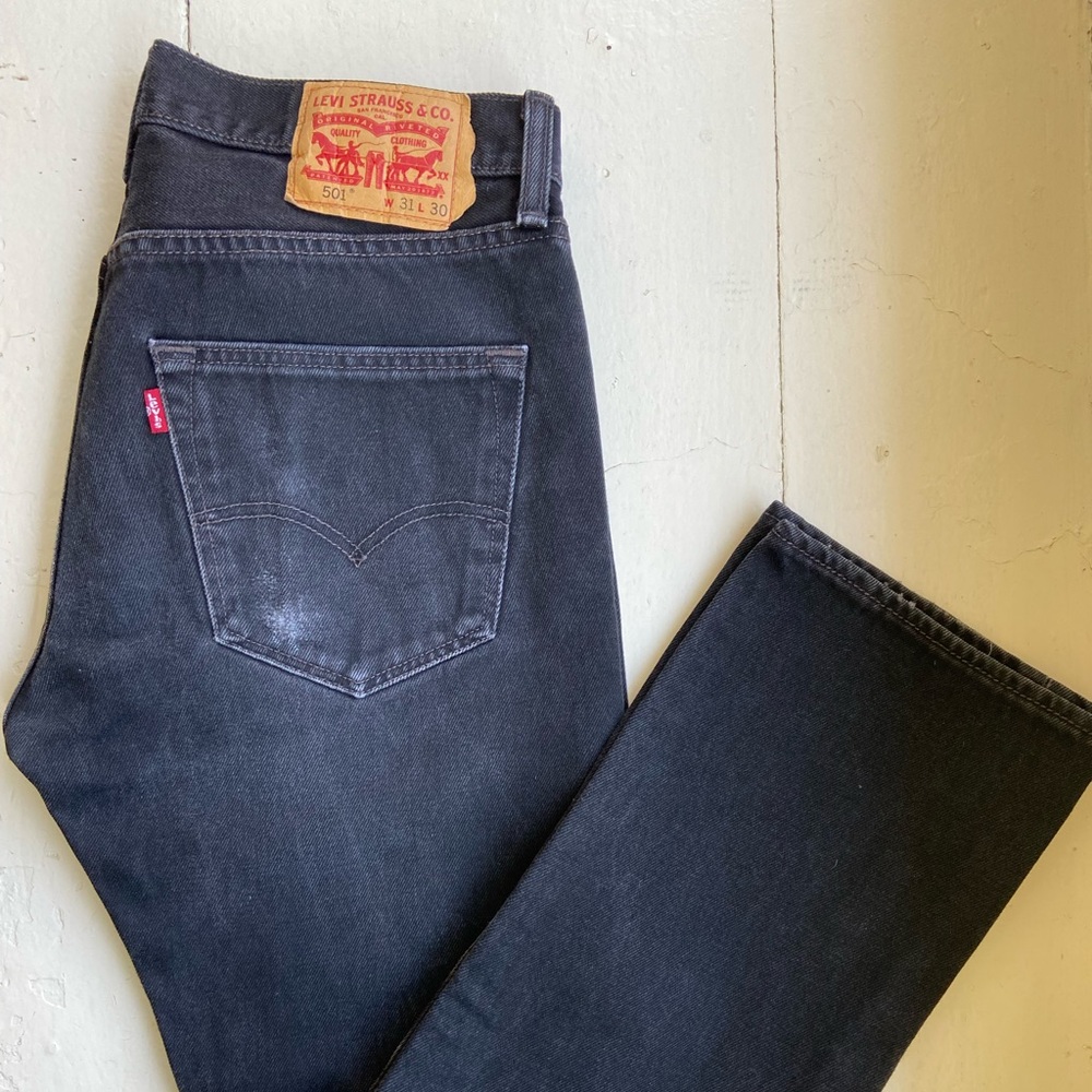 Vintage Levi’s 501 - Black Denim (31x30)
